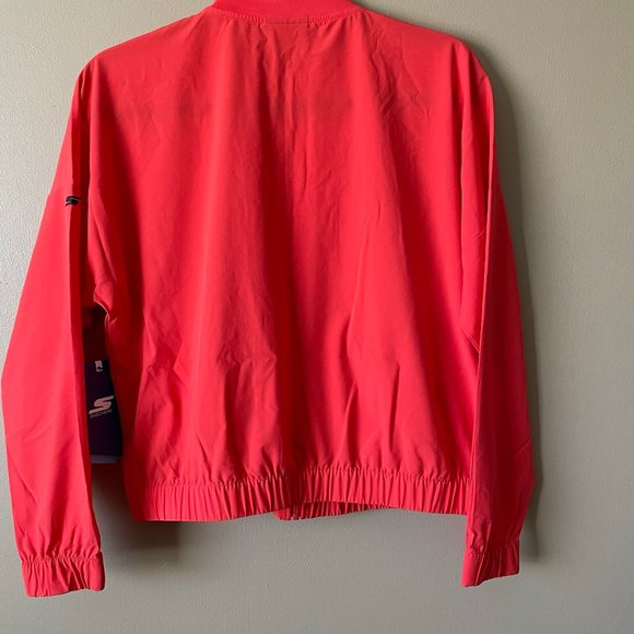 Skechers Explore Bomber Jacket in Red - Picture 3 of 12